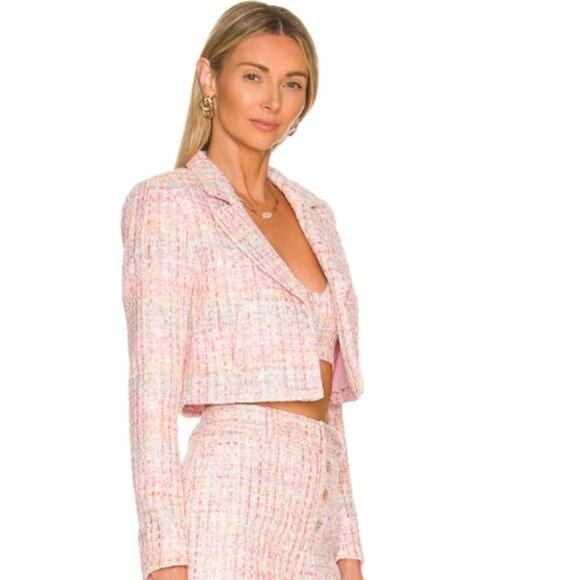 ASSIGNMENT Maribel Cropped Jacket‎ in Multi Sprinkles NWT Size XXS - Picture 4 of 12